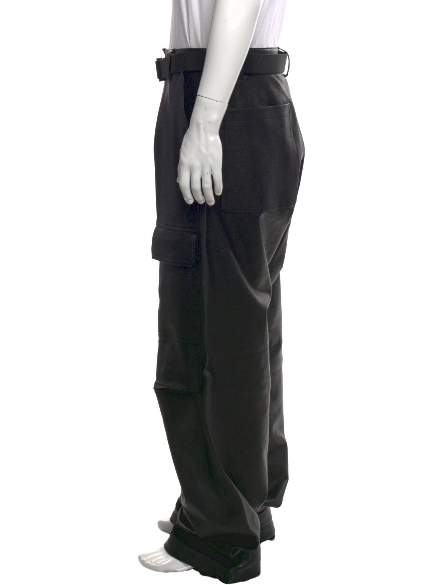 RtA Lambskin Cargo Pants