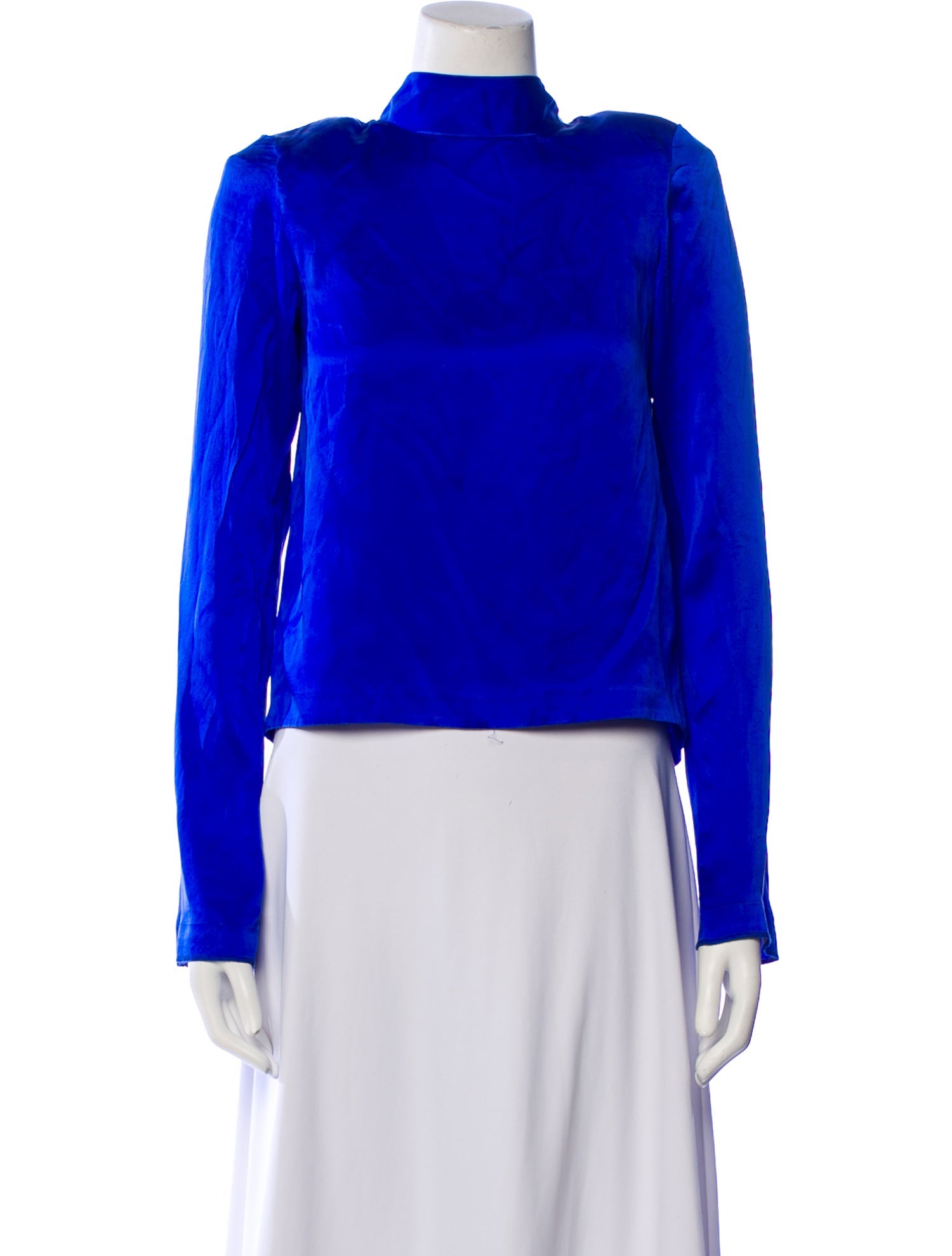 RtA Silk Turtleneck Sweatshirt