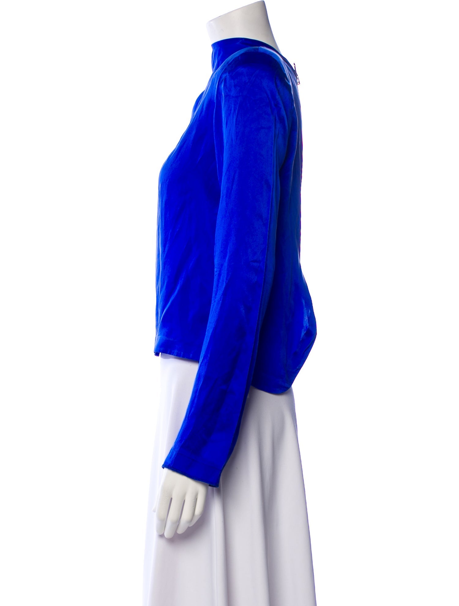 RtA Silk Turtleneck Sweatshirt