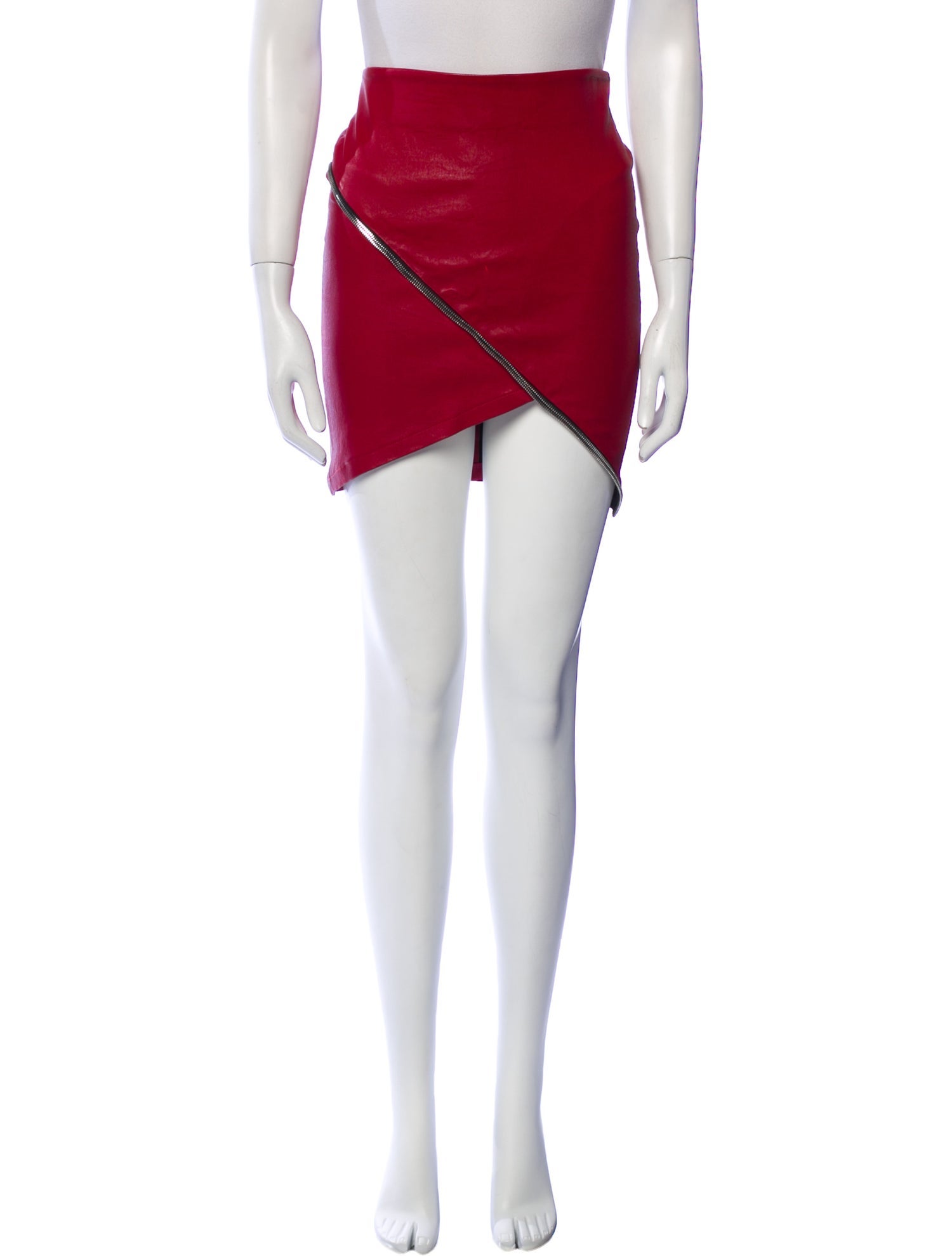 RtA Leather Mini Skirt