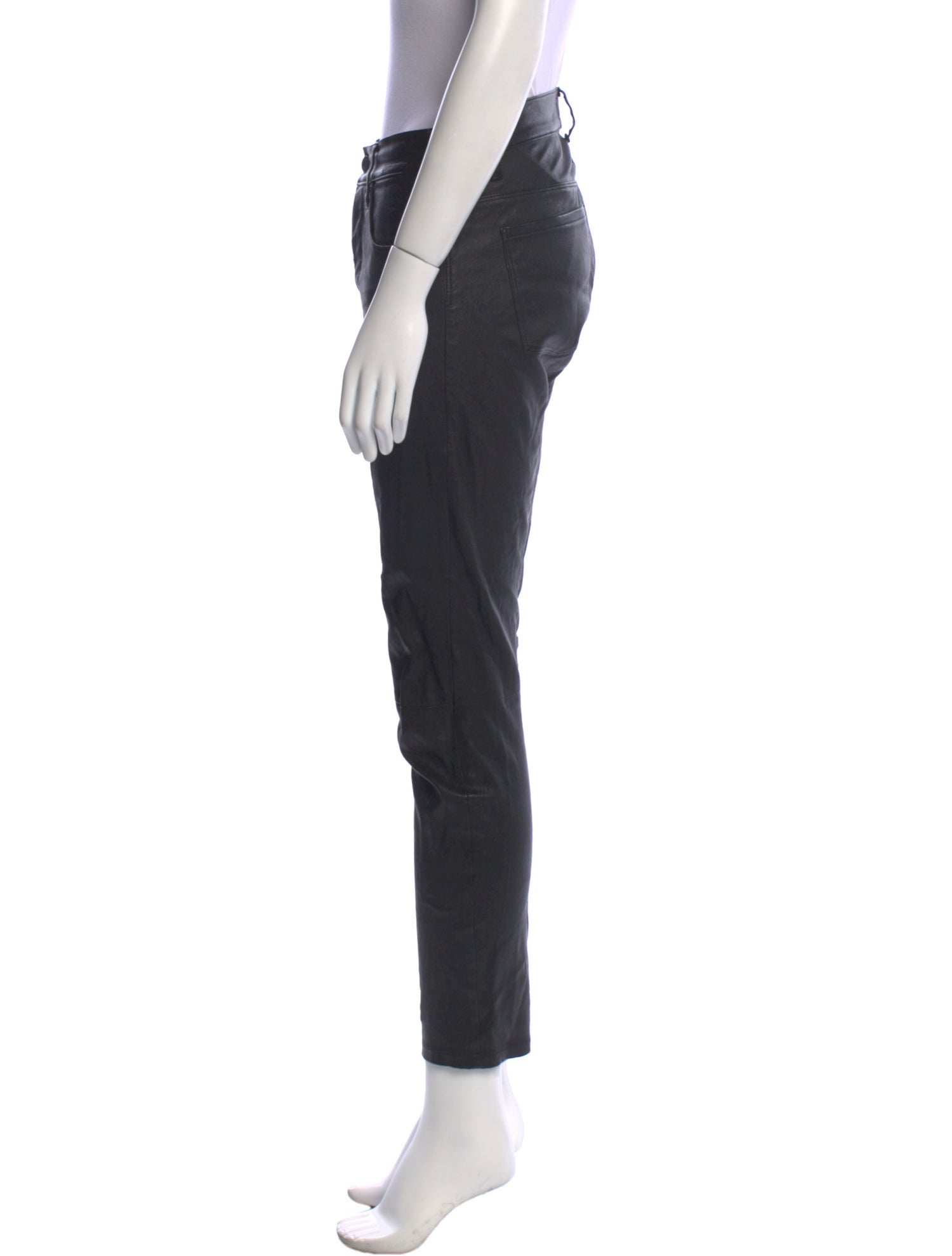 RtA Leather Straight Leg Pants