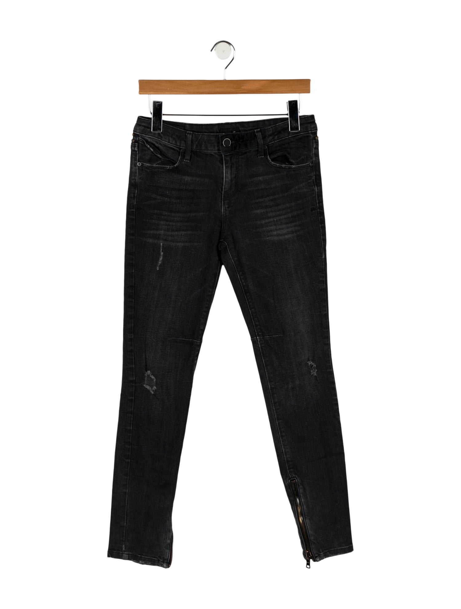 RtA Mid-Rise Skinny Leg Jeans