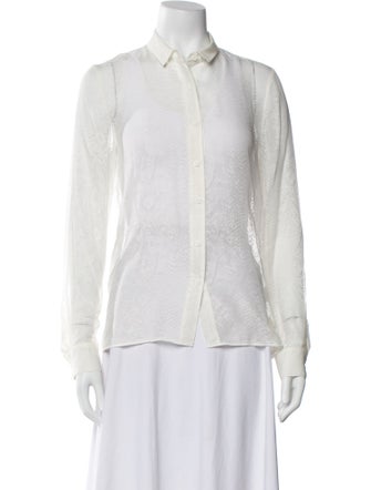 RtA Long Sleeve Button-Up Top