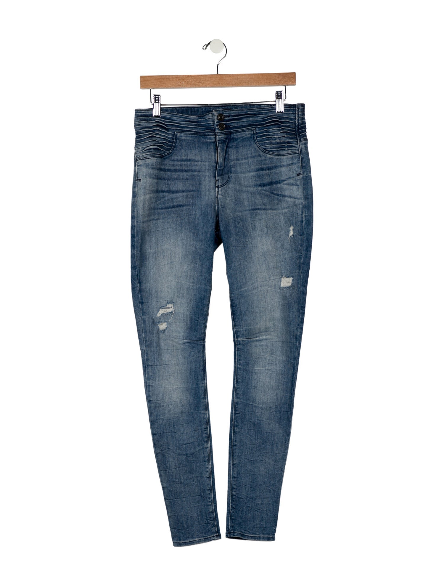 RtA Mid-Rise Skinny Leg Jeans