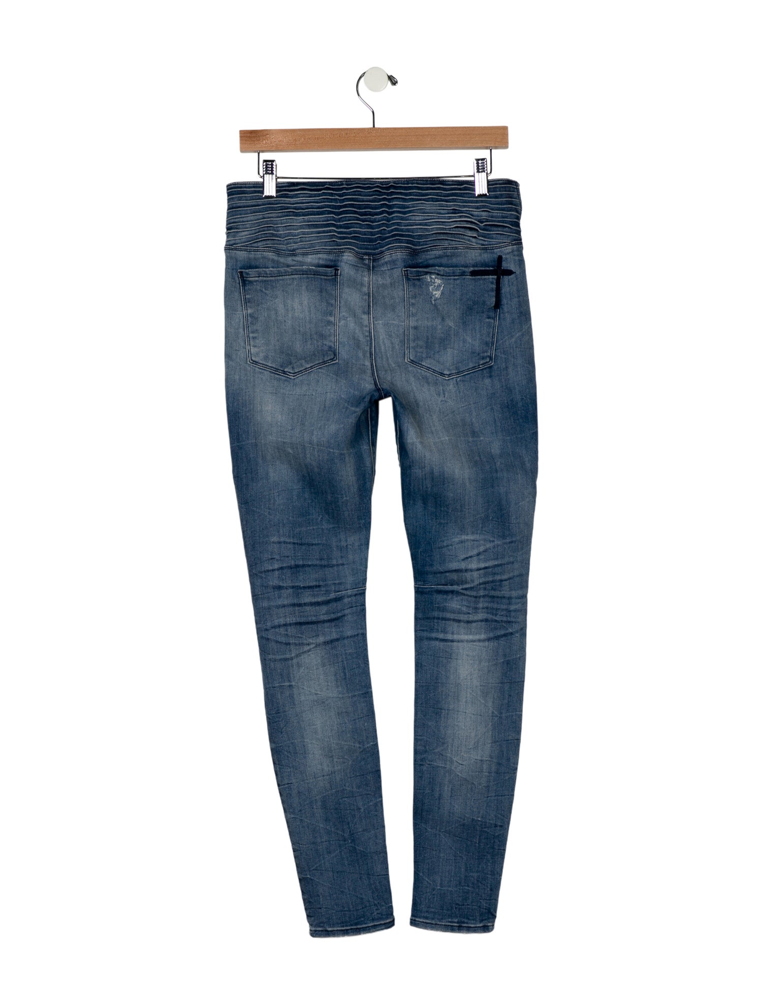 RtA Mid-Rise Skinny Leg Jeans