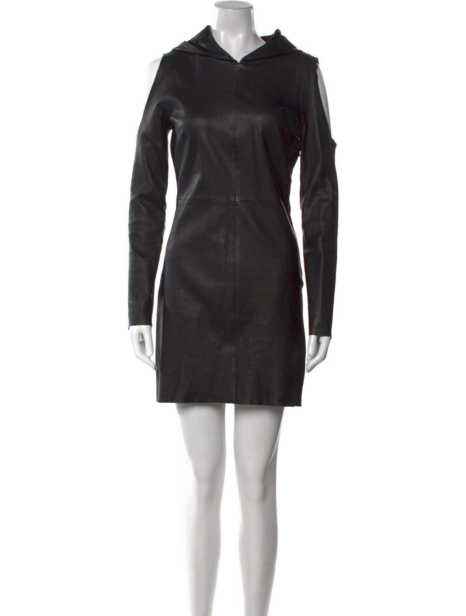 RtA Lambskin Mini Dress