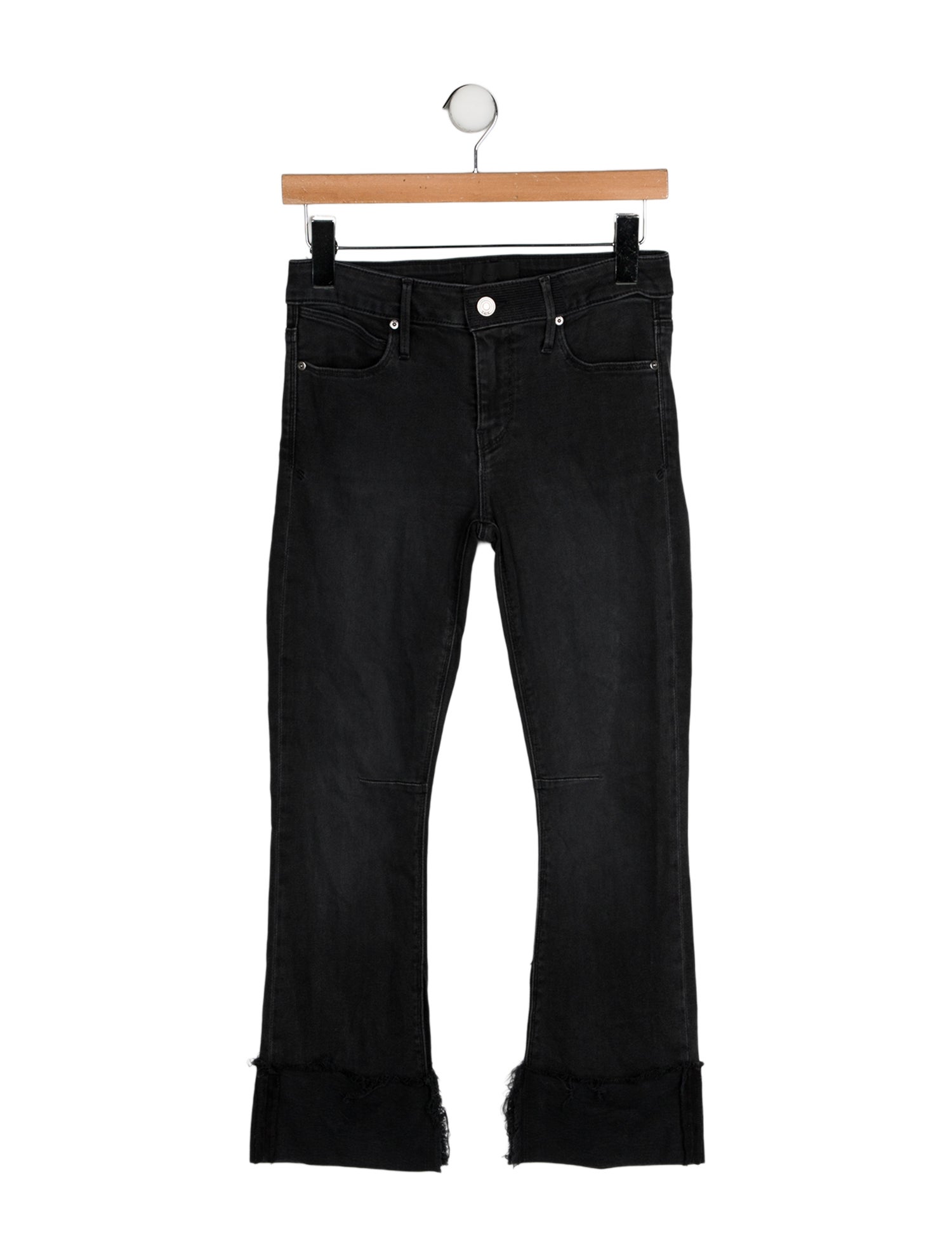 RtA Mid-Rise Straight Leg Jeans