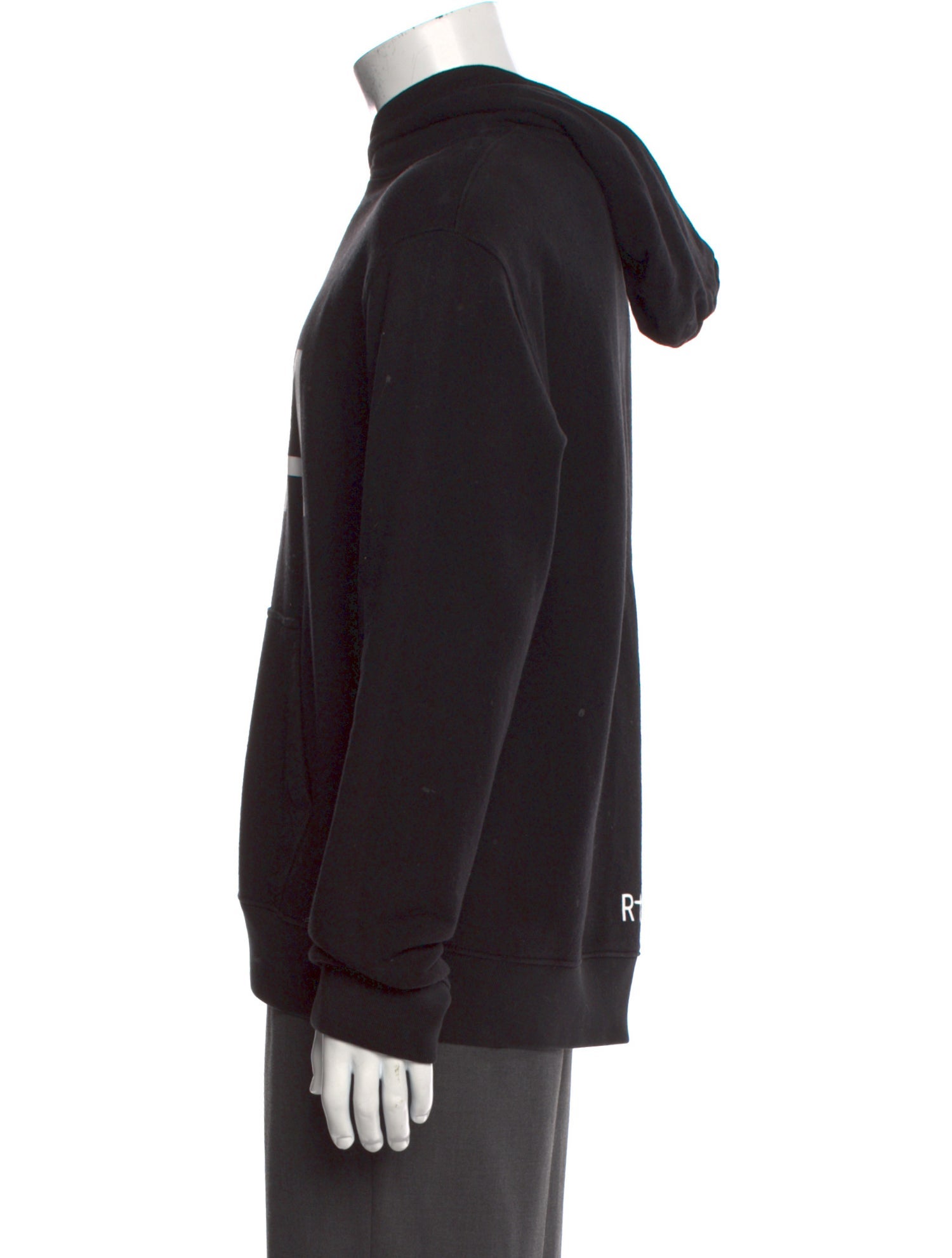 RtA Graphic Print Crew Neck Hoodie