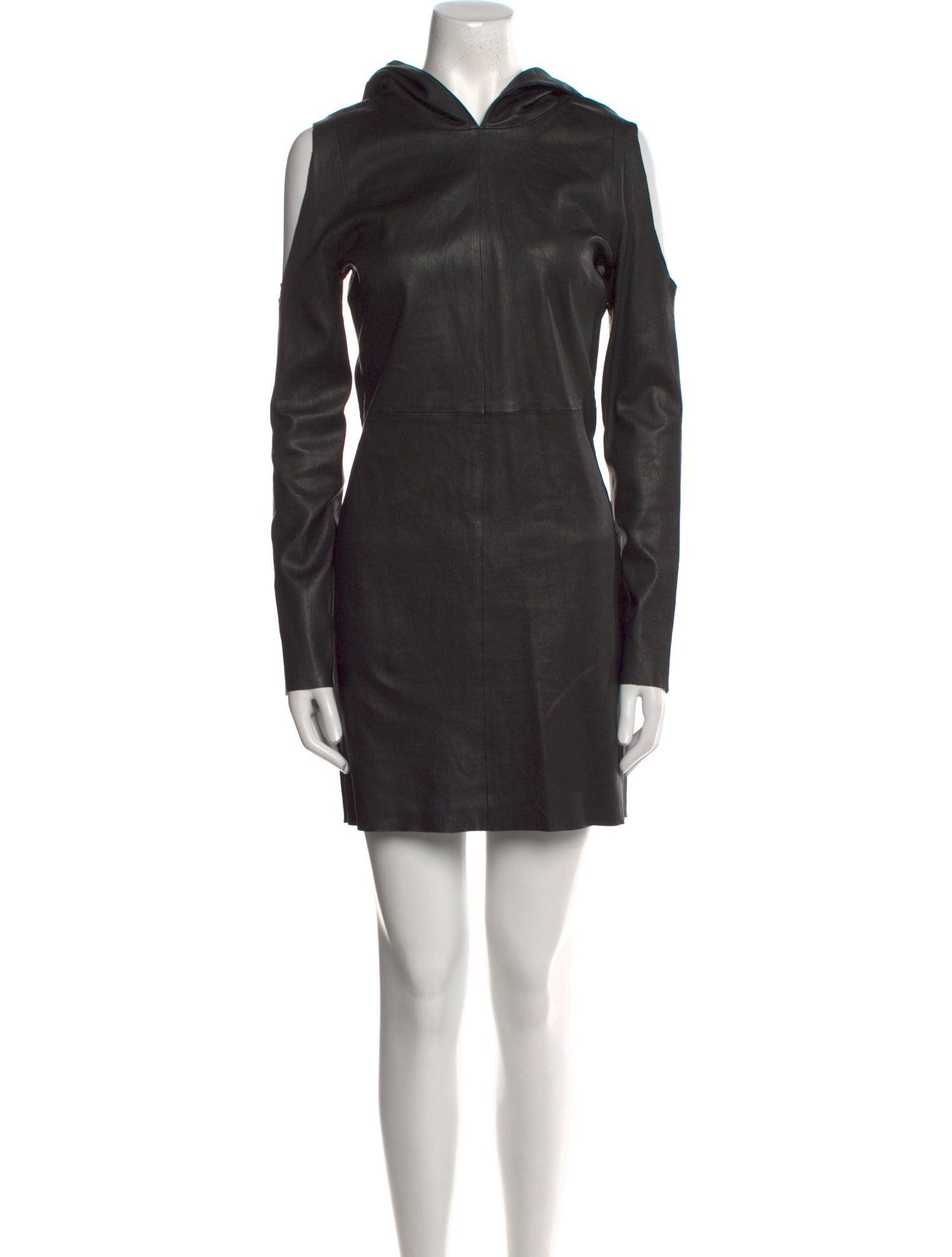 RtA Lambskin Mini Dress