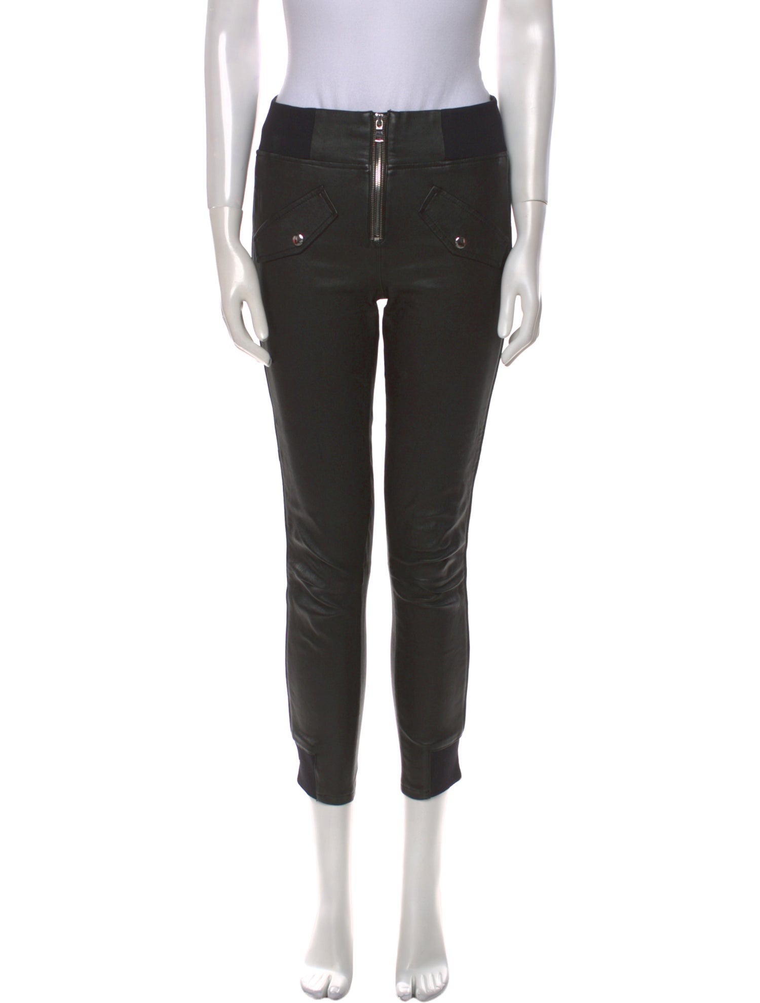 RtA Leather Skinny Leg Pants