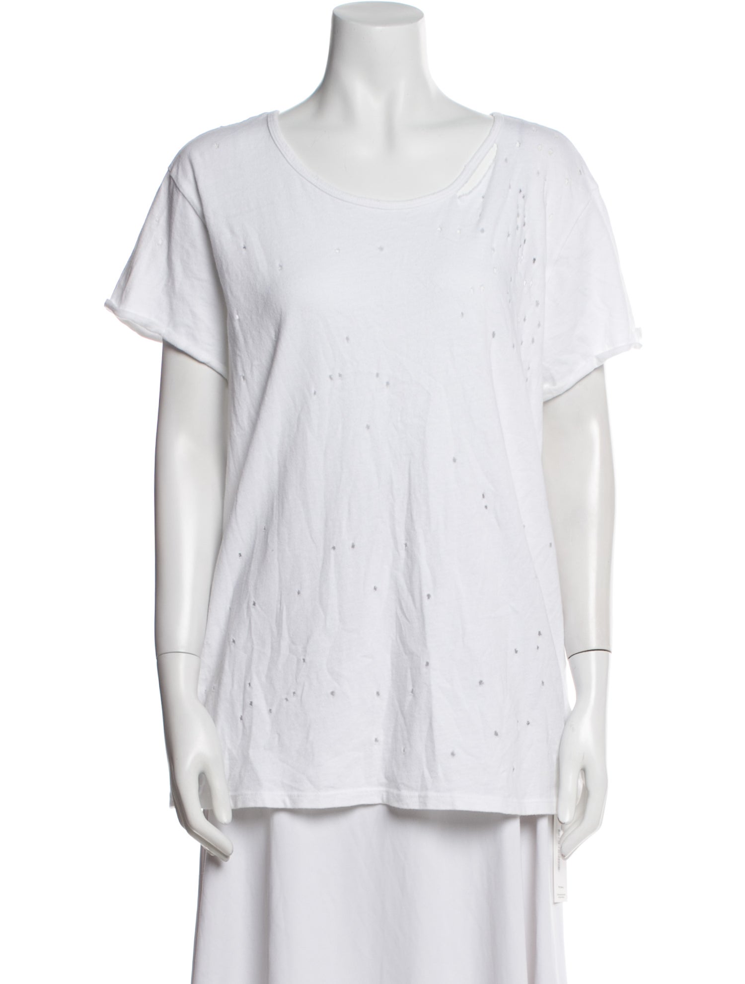 RtA Scoop Neck Short Sleeve T-Shirt