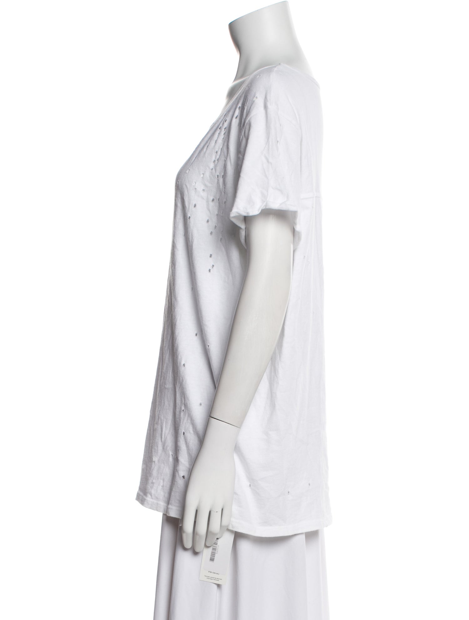 RtA Scoop Neck Short Sleeve T-Shirt