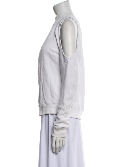 RtA One-Shoulder Long Sleeve Sweatshirt