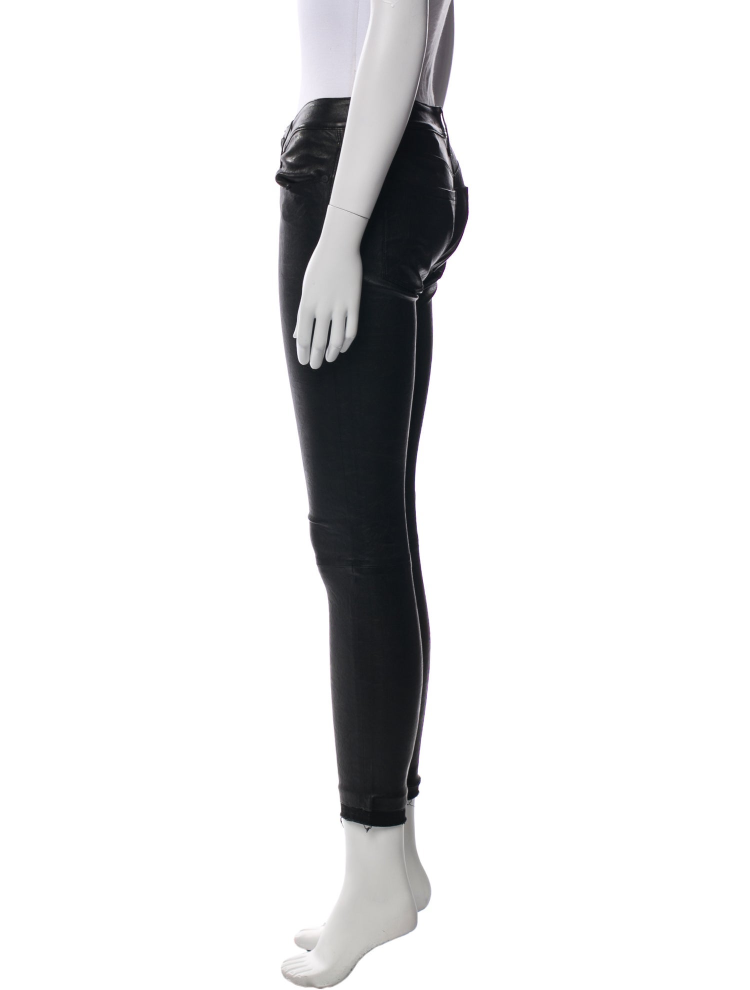 RtA Leather Skinny Leg Pants