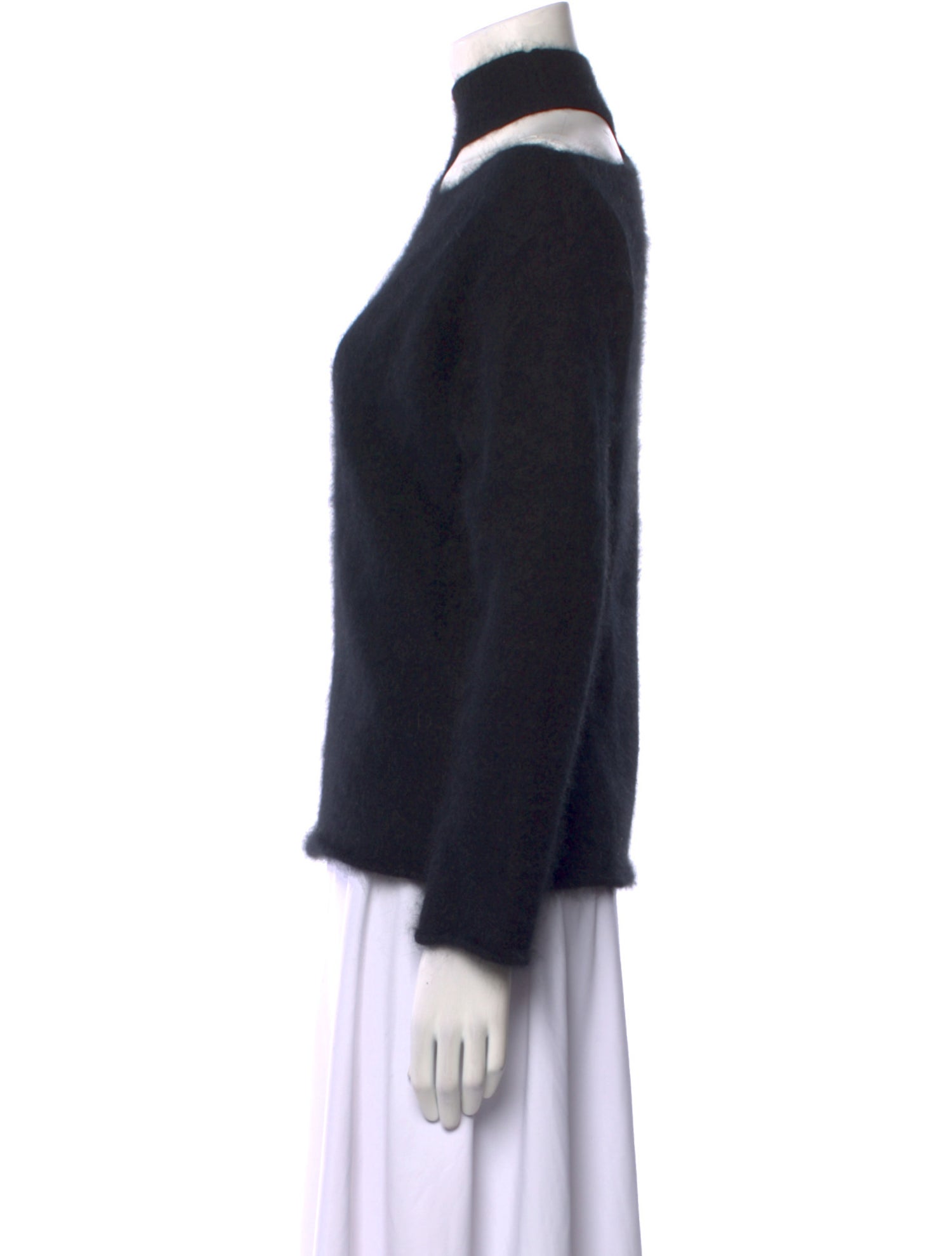 RtA Mohair Mock Neck Sweater