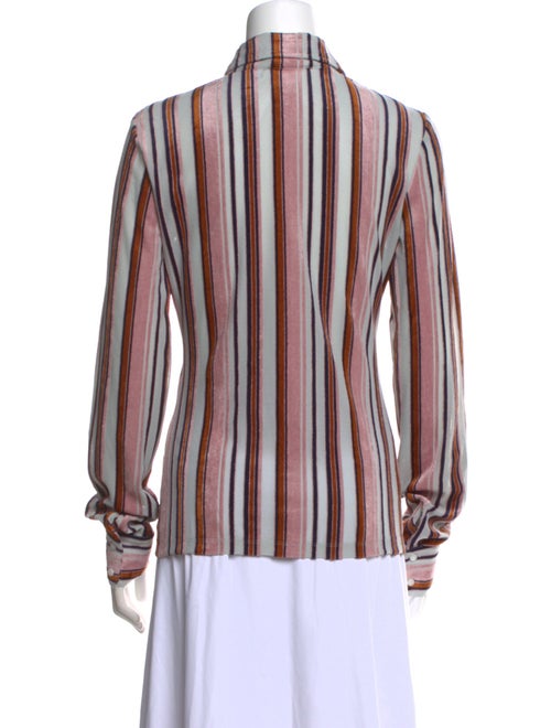 RtA Striped Long Sleeve Button-Up Top