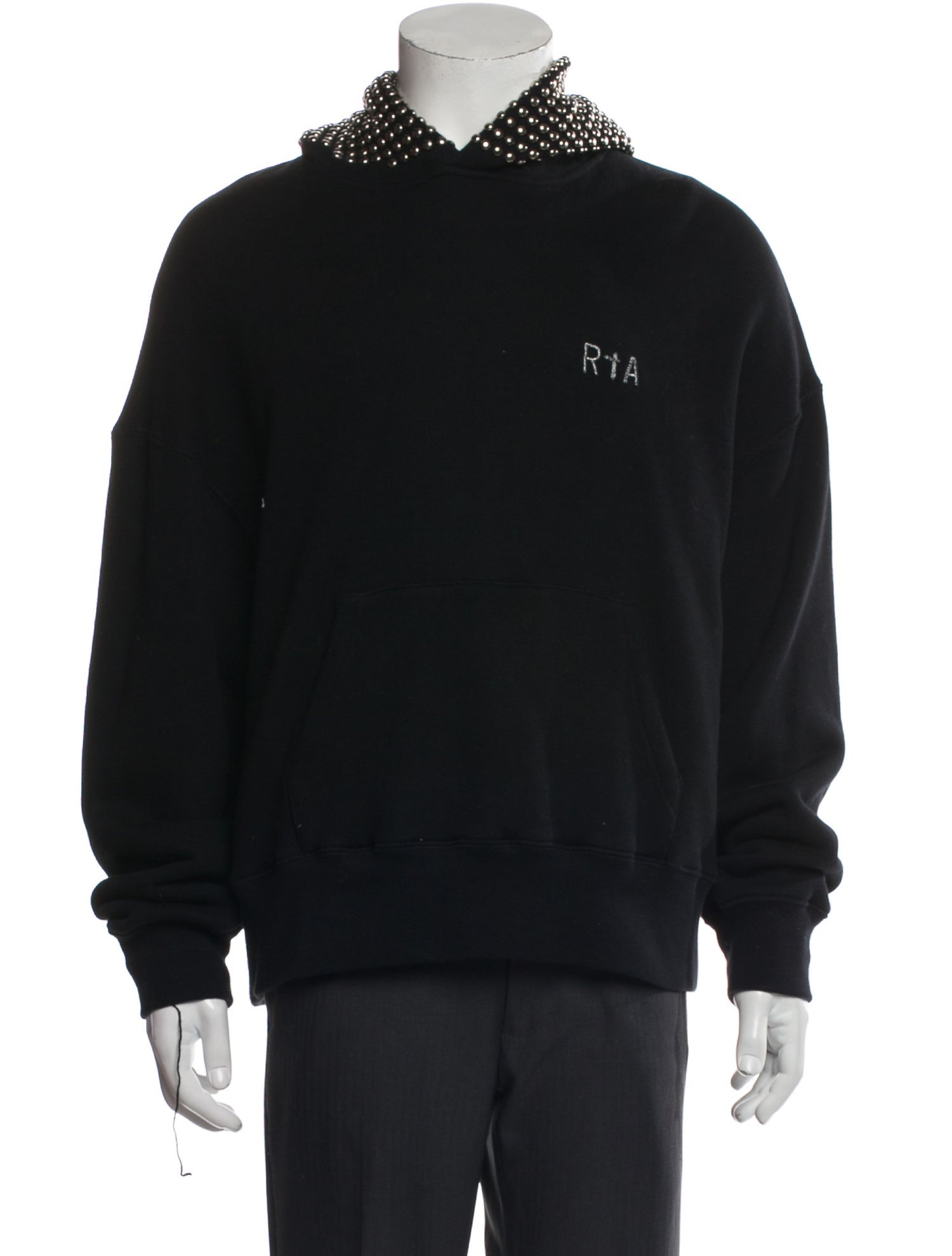 RtA Graphic Print Crew Neck Hoodie