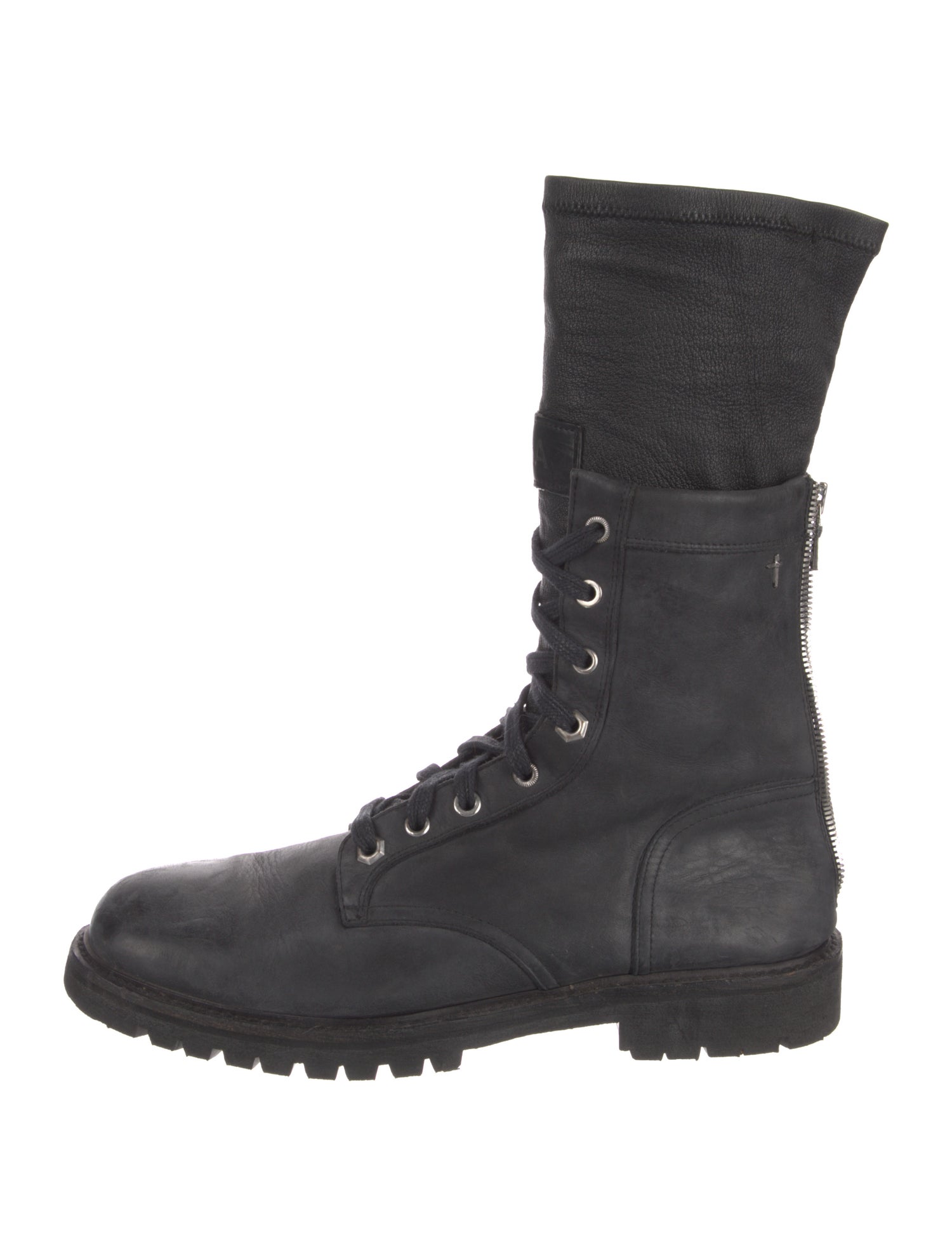 RtA Leather Combat Boots