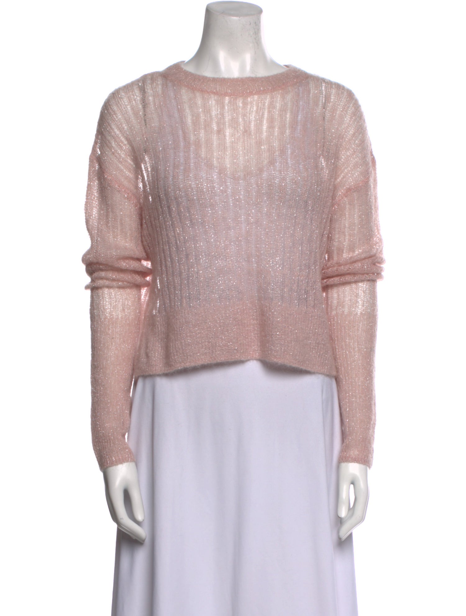 RtA Mohair Crew Neck Sweater