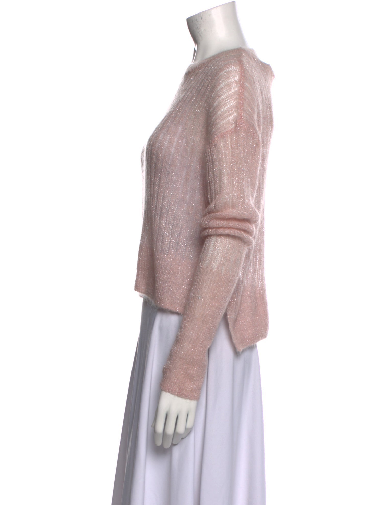 RtA Mohair Crew Neck Sweater