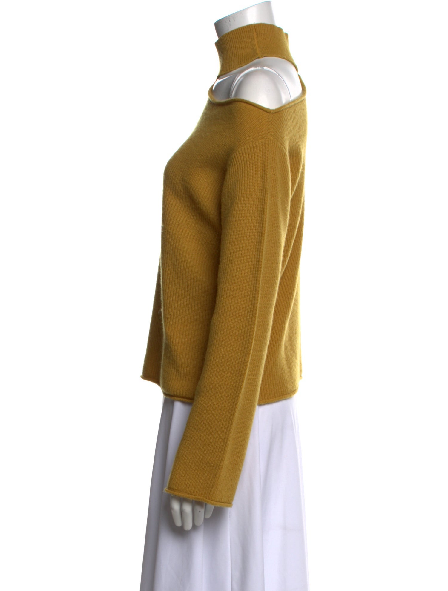 RtA Cashmere Mock Neck Sweater