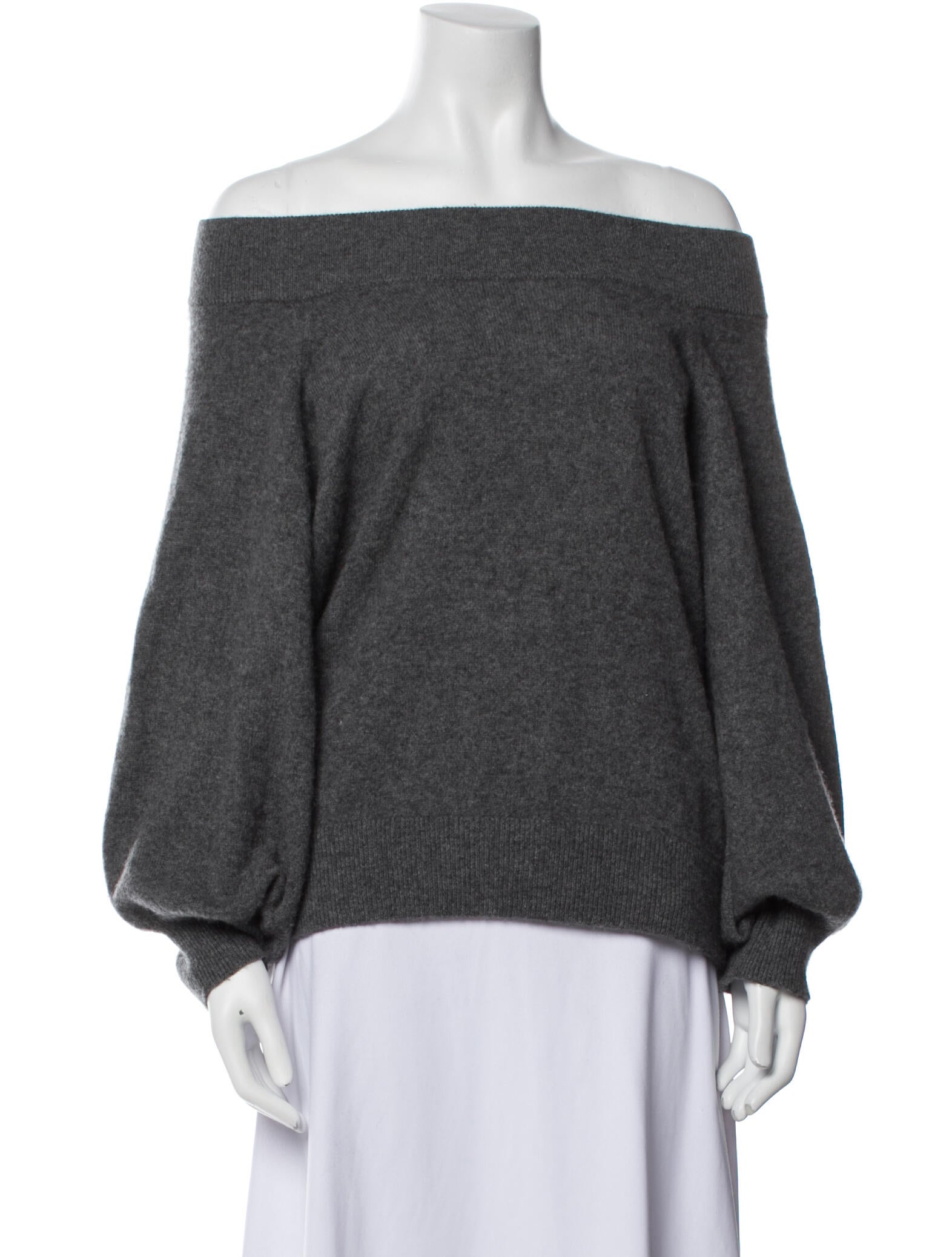 RtA Cashmere Off-The-Shoulder Sweater