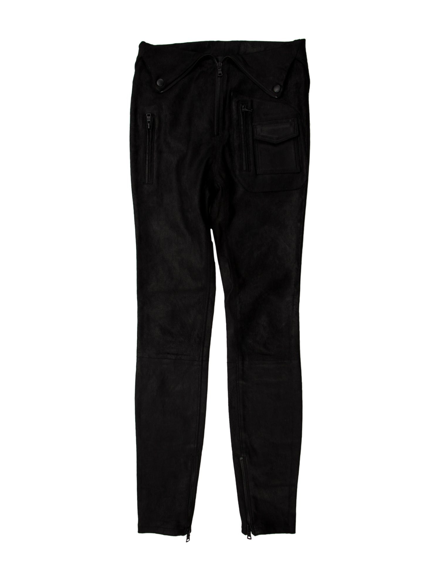 RtA Lambskin Skinny Leg Pants