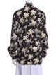 RtA Floral Print Long Sleeve Button-Up Top