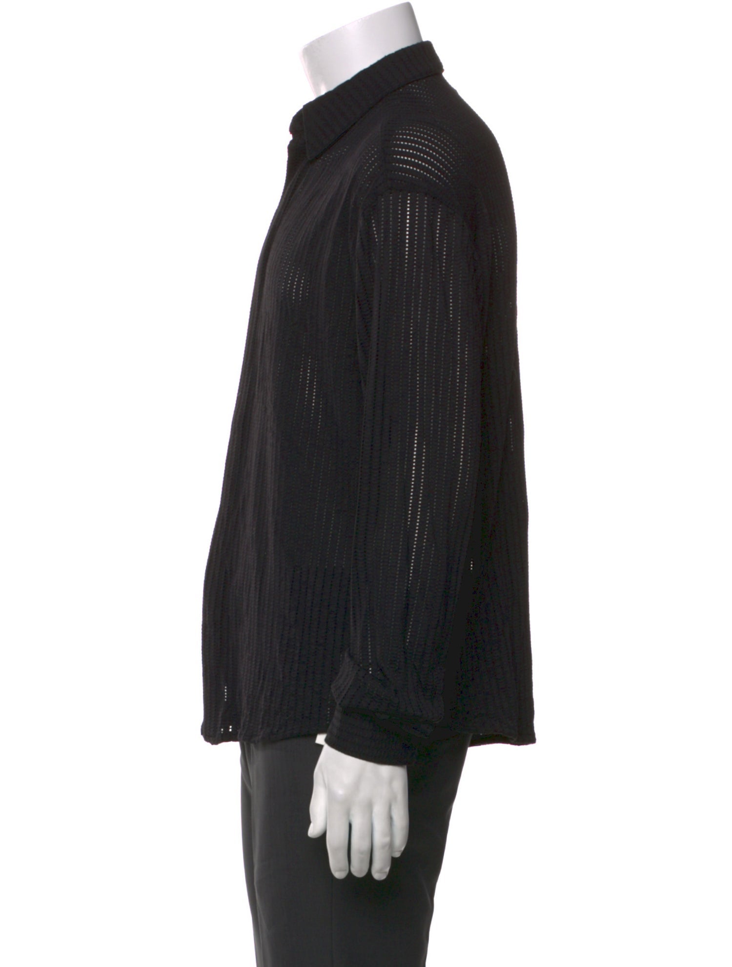 RtA Lace Pattern Long Sleeve Shirt