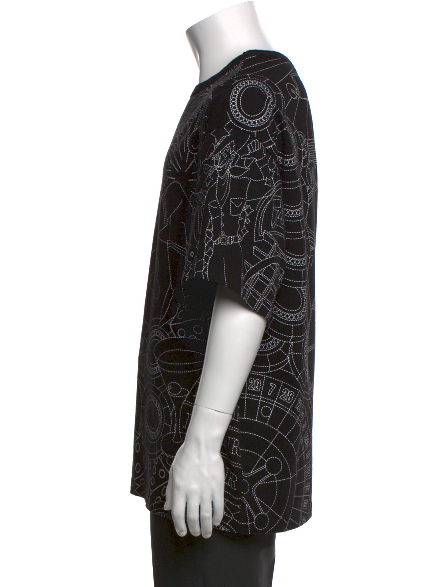 RtA Printed Crew Neck T-Shirt