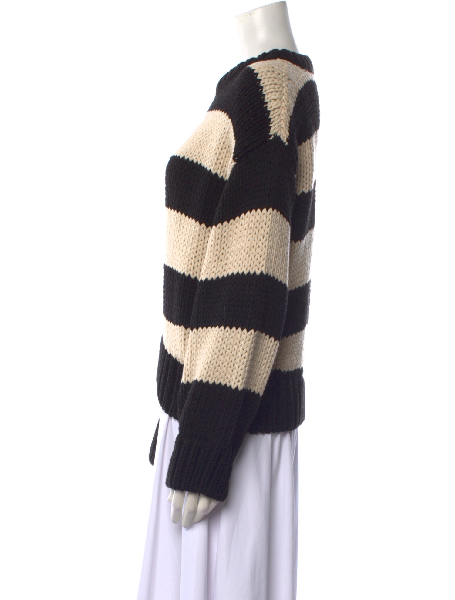 RtA Striped Crew Neck Sweater