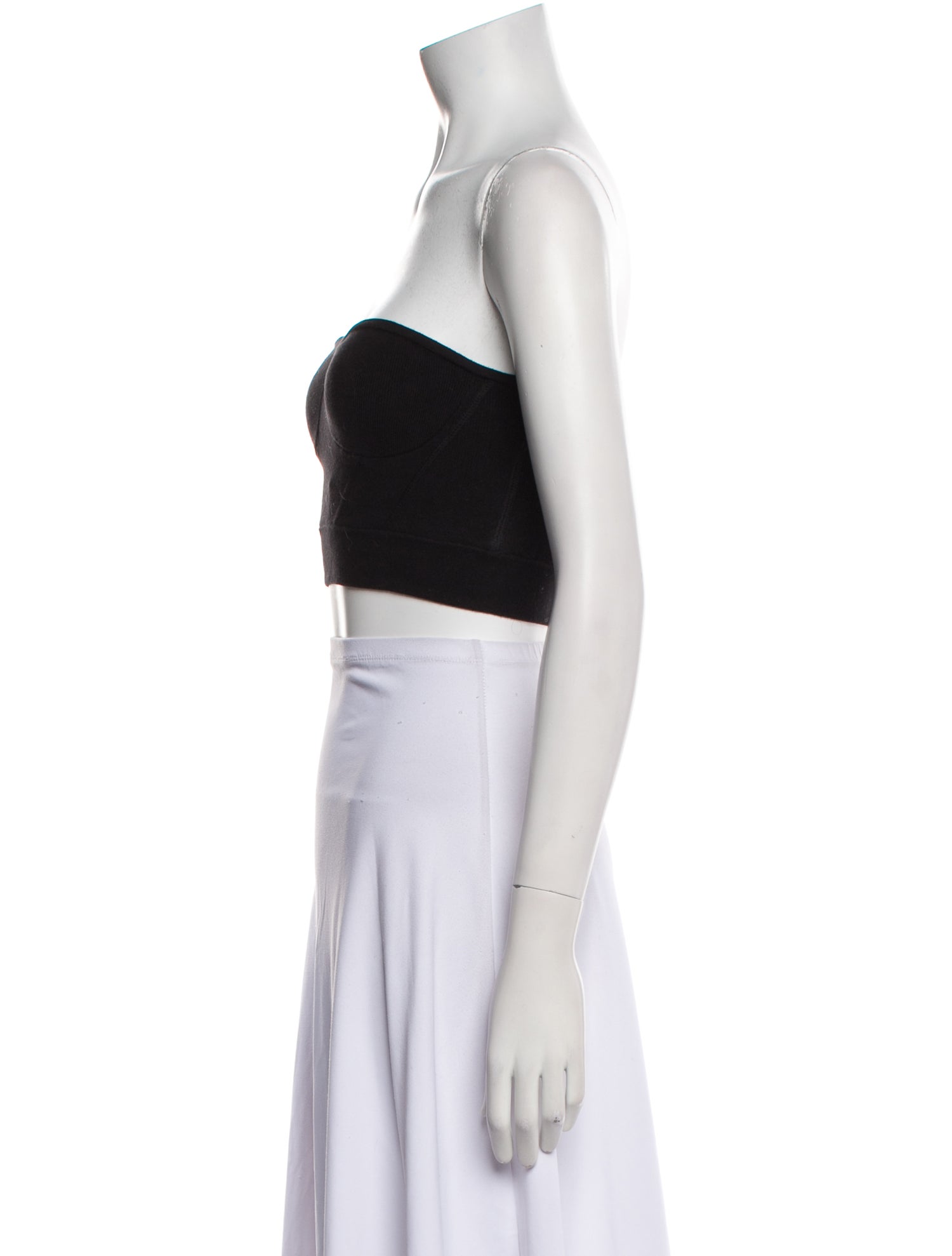 RtA Strapless Crop Top