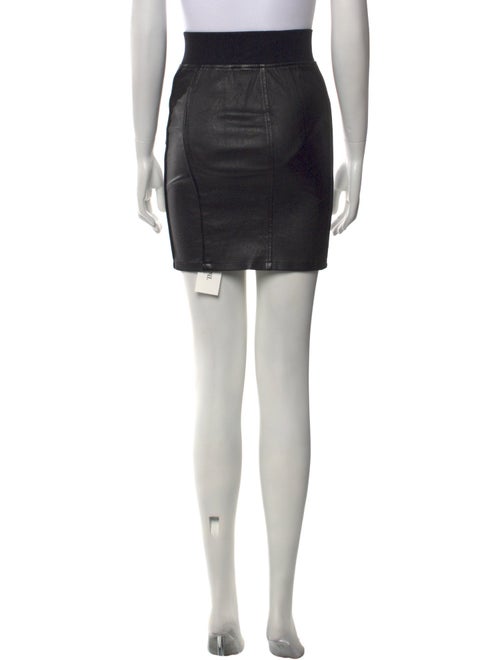 RtA Lambskin Mini Skirt