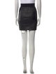 RtA Lambskin Mini Skirt