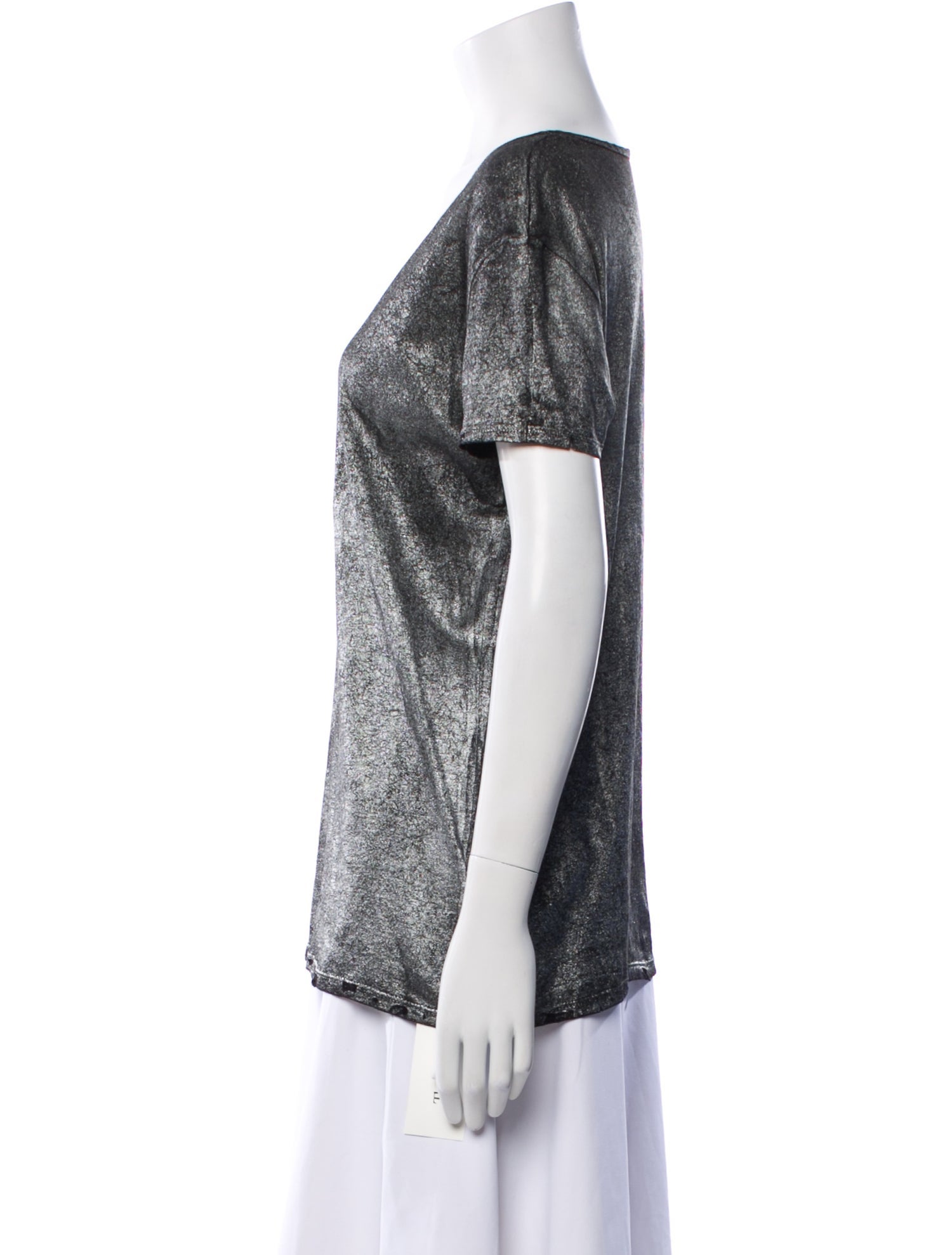 RtA Scoop Neck Short Sleeve T-Shirt