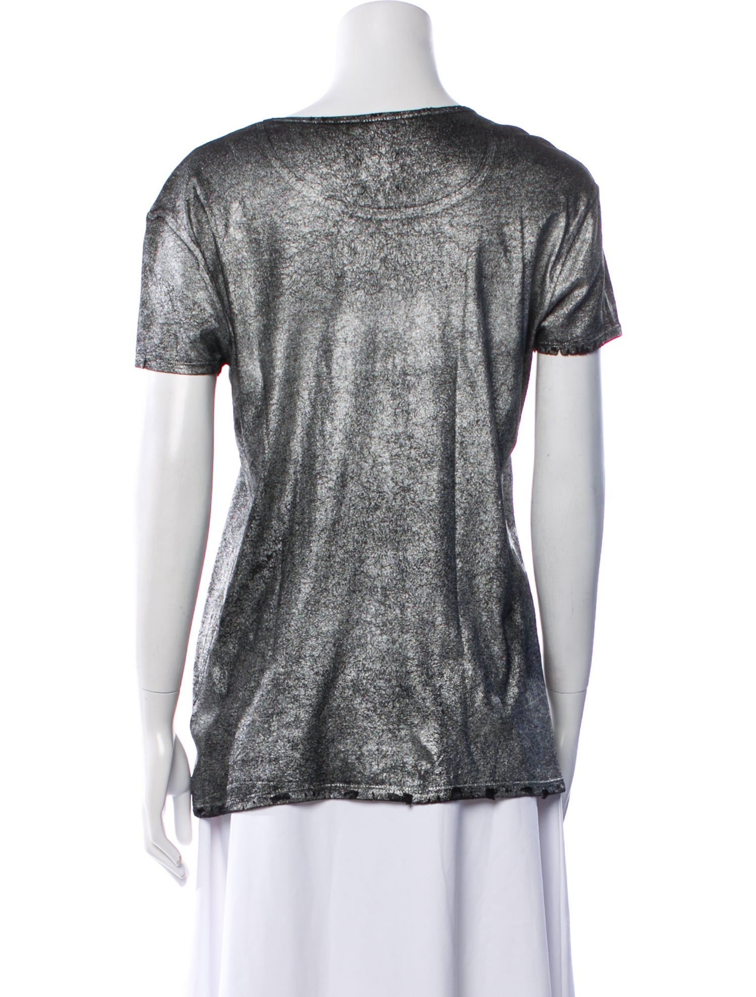 RtA Scoop Neck Short Sleeve T-Shirt