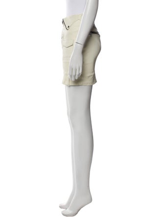 RtA Leather Mini Skirt