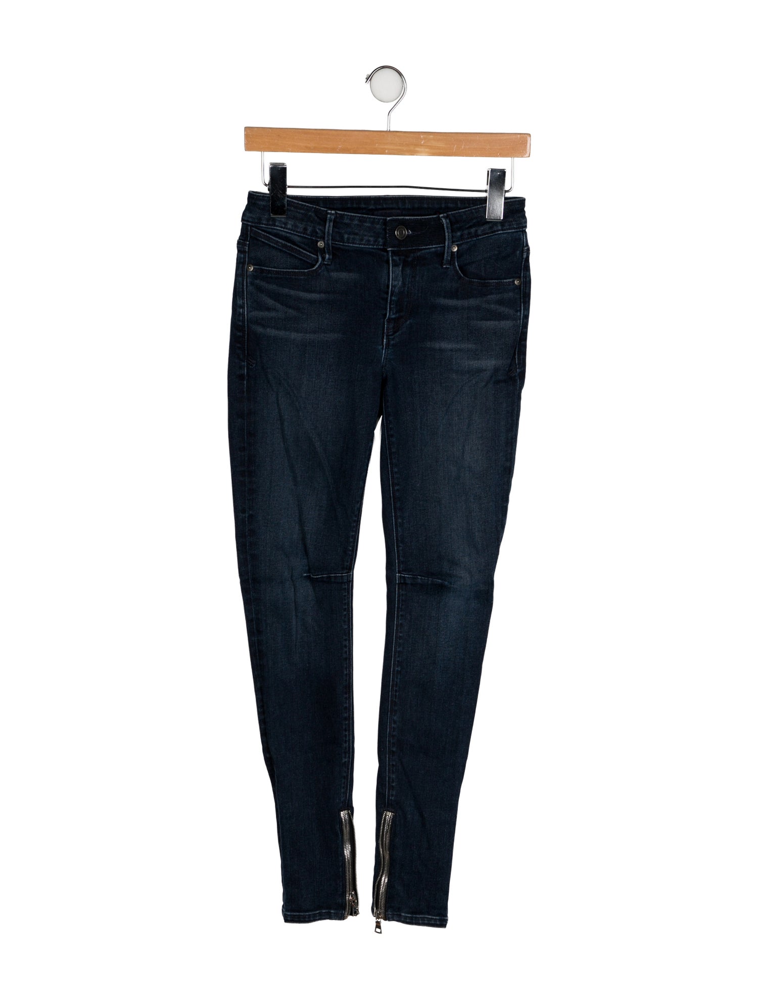 RtA Mid-Rise Skinny Leg Jeans