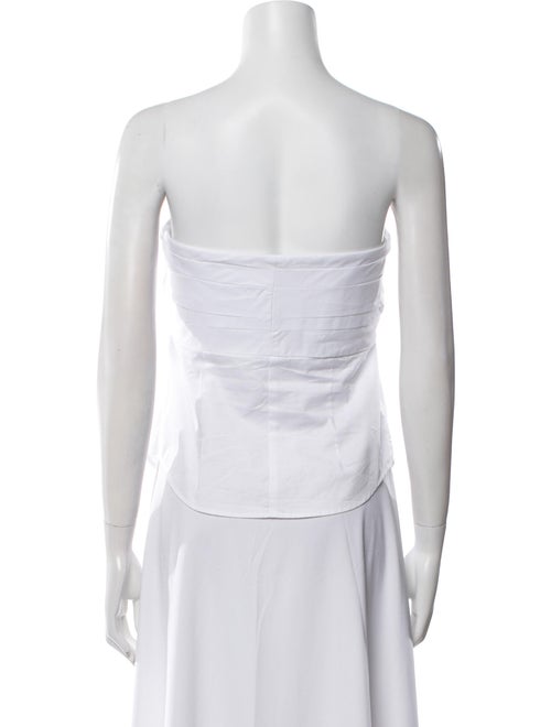 RtA Strapless Crop Top