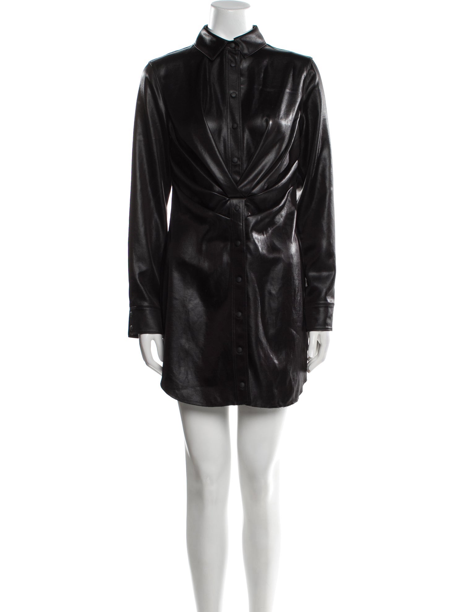 RtA Mock Neck Mini Dress