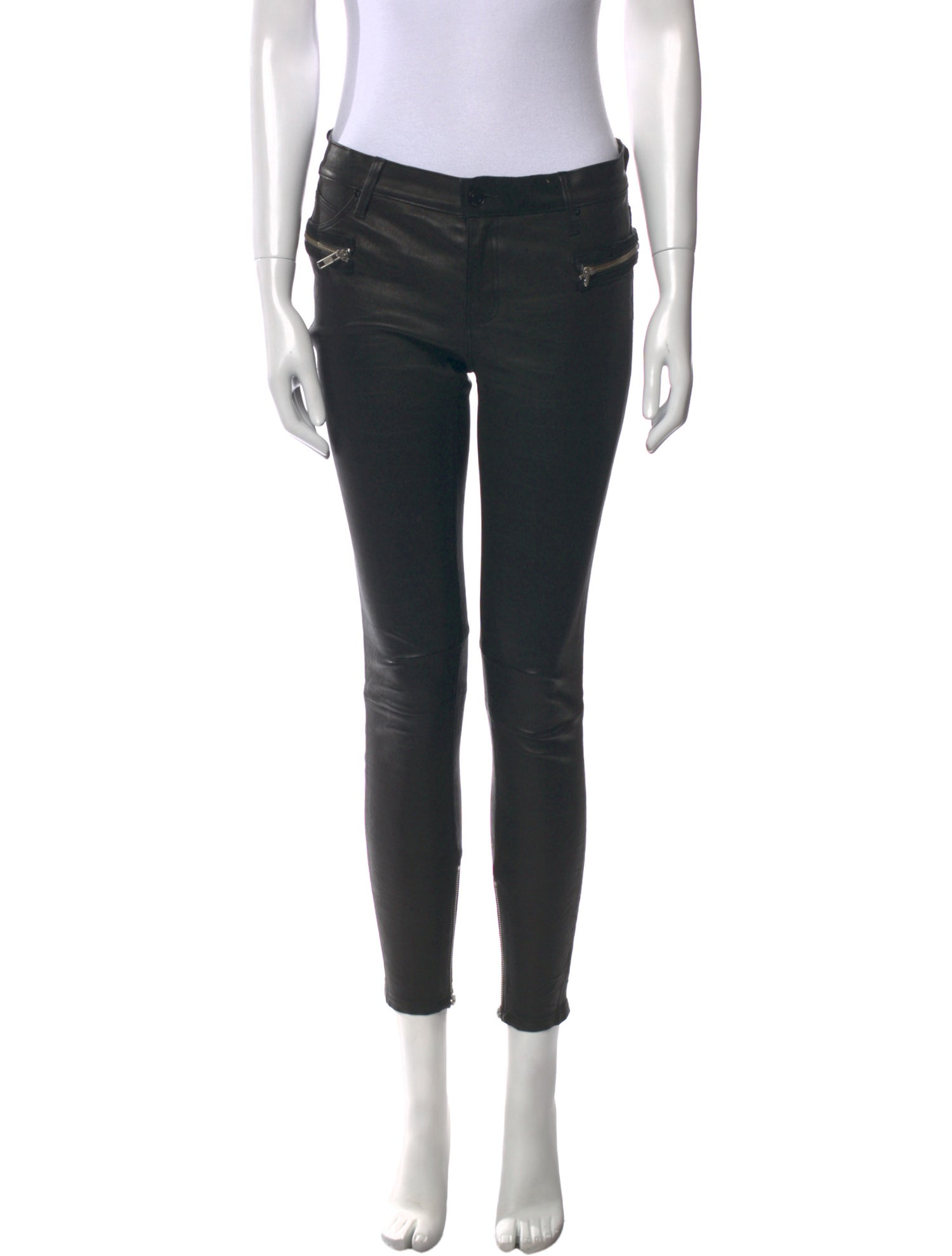 RtA Leather Skinny Leg Pants