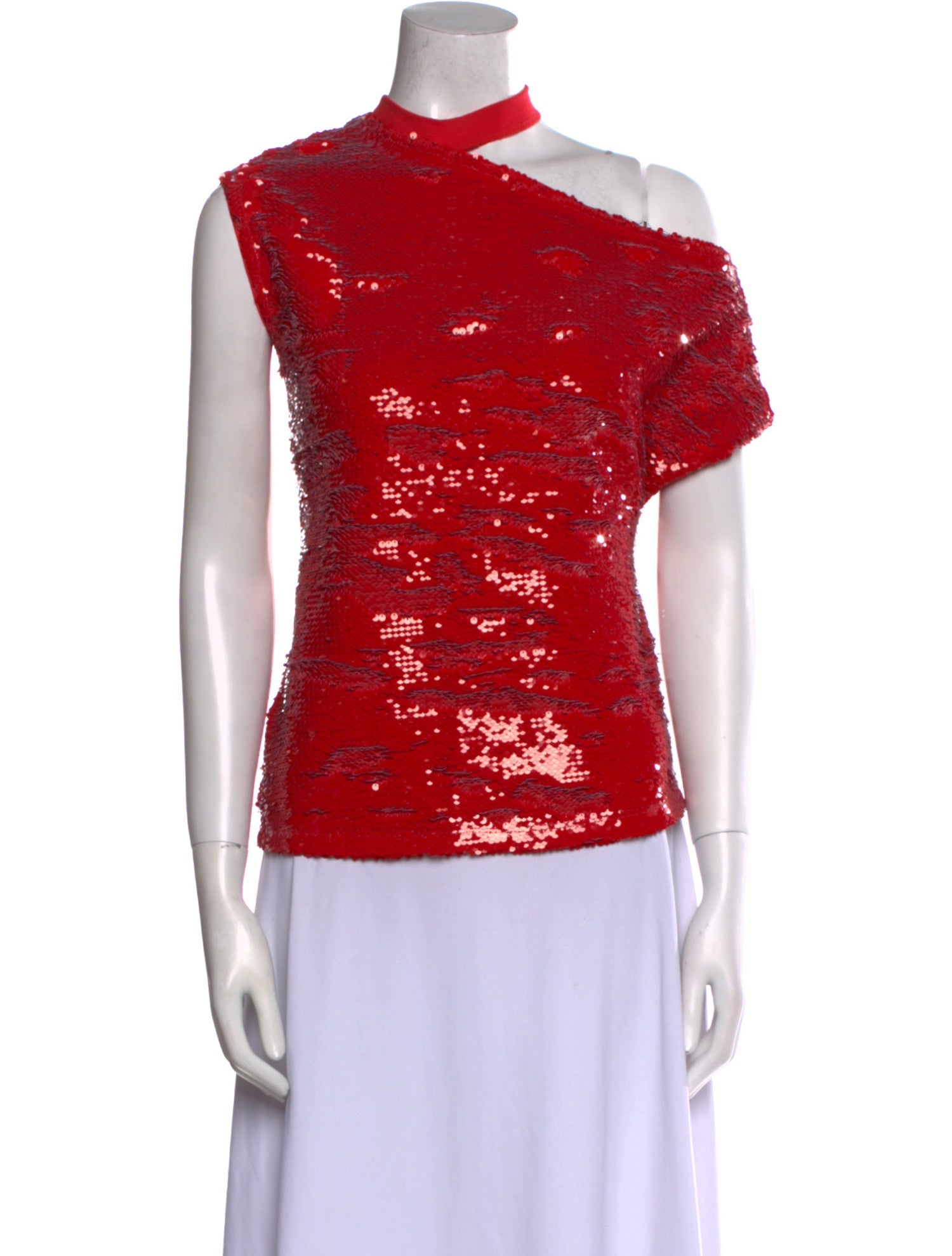 RtA Asymmetrical Short Sleeve Top