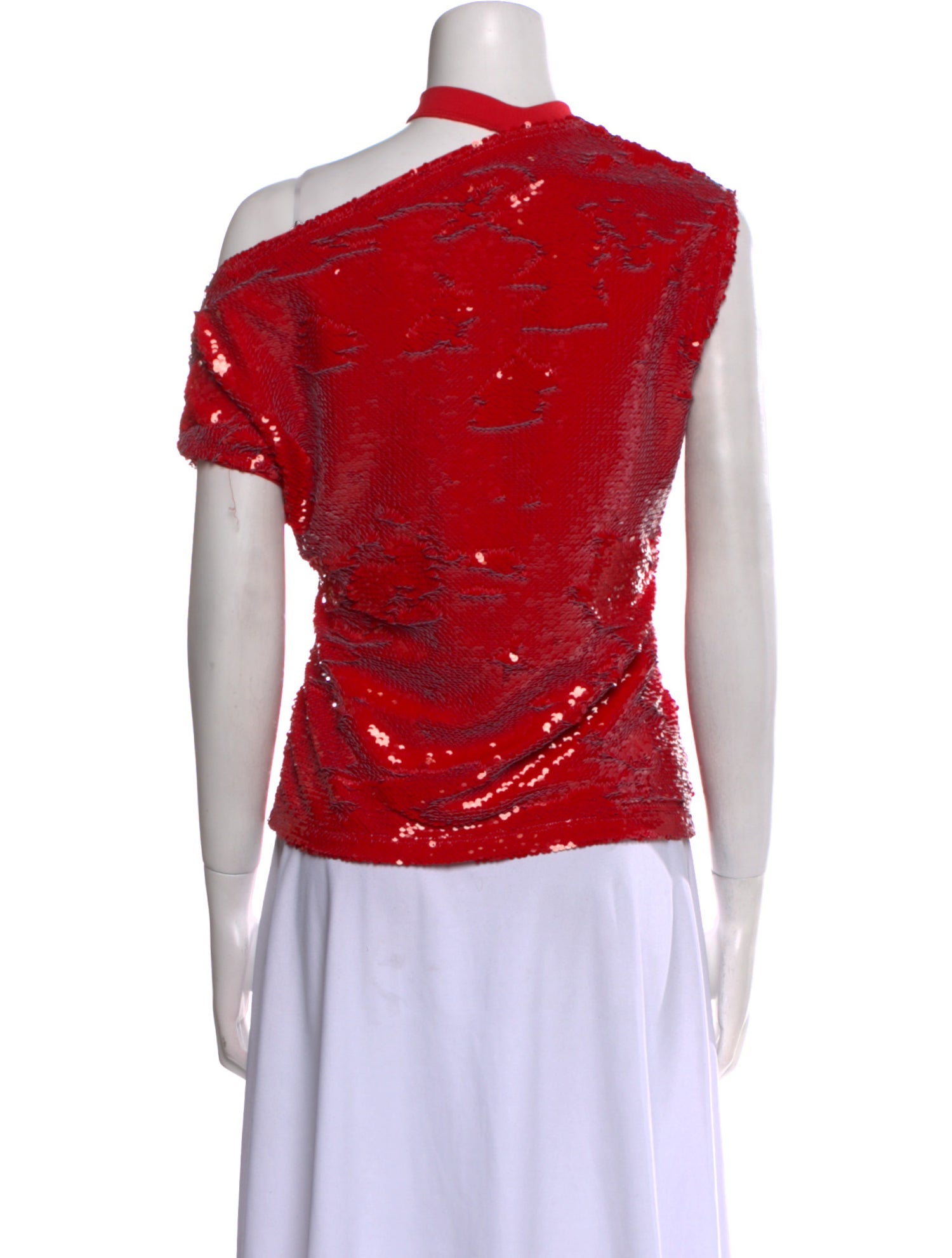 RtA Asymmetrical Short Sleeve Top