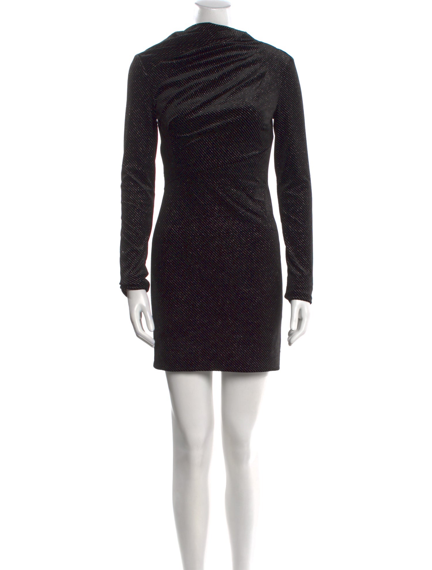 RtA Mock Neck Mini Dress