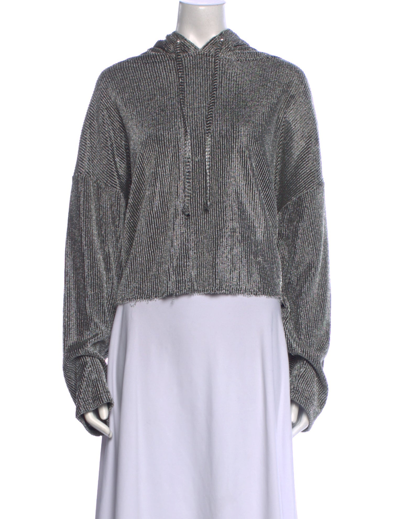 RtA Mock Neck Long Sleeve Sweatshirt