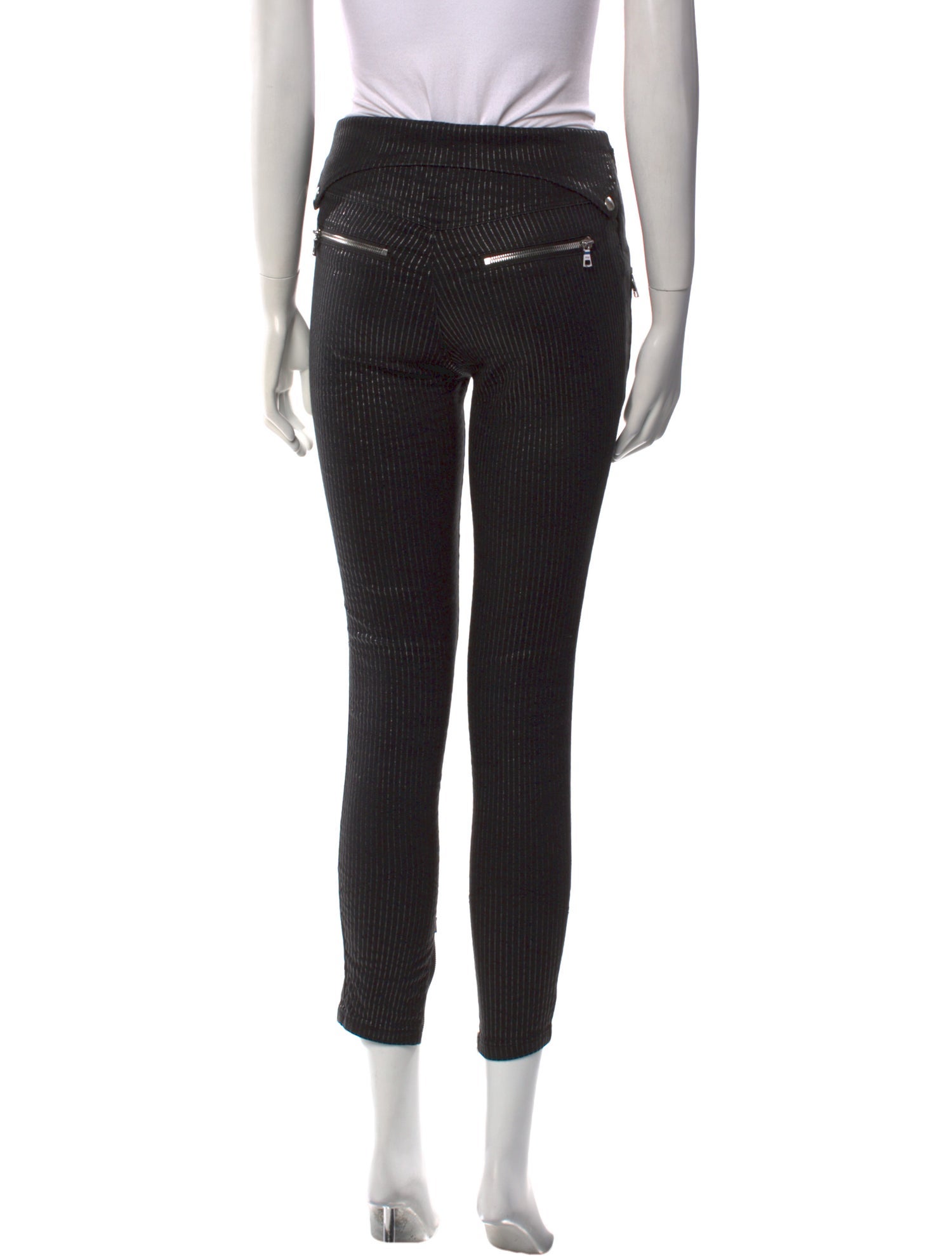 RtA Striped Skinny Leg Pants