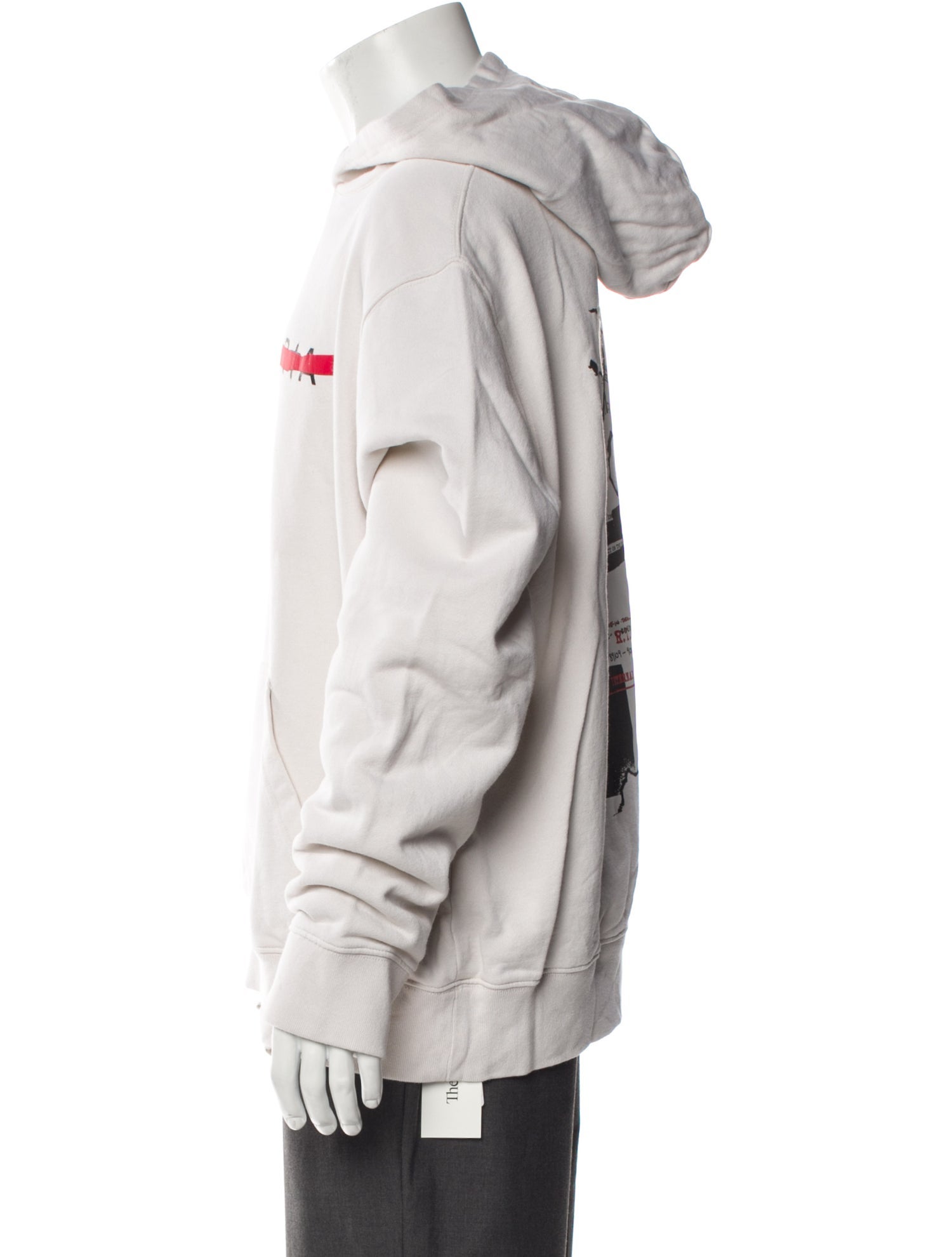 RtA Graphic Print Crew Neck Hoodie