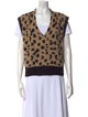 RtA Wool Animal Print Sweater