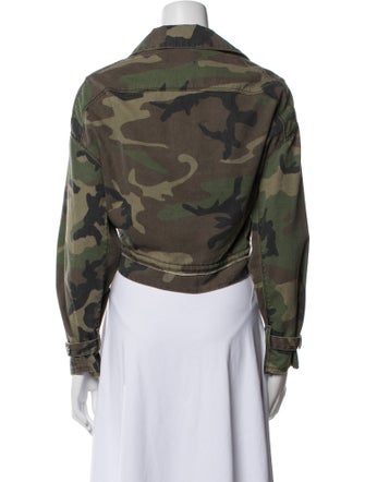 RtA Camouflage Print Denim Jacket