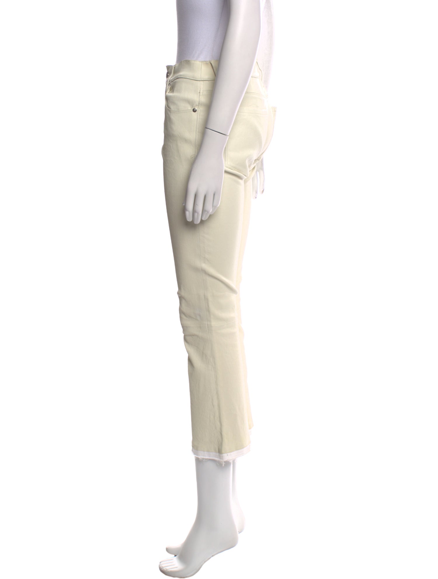 RtA Leather Straight Leg Pants